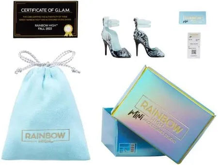 Rainbow High Mini Accessories Studio Shoes, 25+ Mystery Fashion Collectibles Assortment