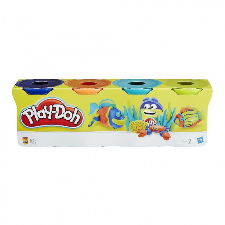 Play-Doh Modelling Compound 4-Pack Of 112 G Cans (Assorted Colours)