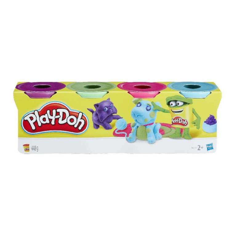 Play-Doh Modelling Compound 4-Pack Of 112 G Cans (Assorted Colours)
