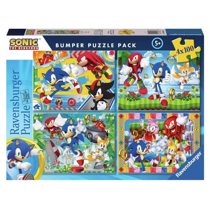 Ravensburger Sonic The Hedgehog 4 X 100 Piece Puzzle