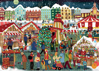 Jigsaw Puzzle Christmas Market - 1000 Pieces Puzzle