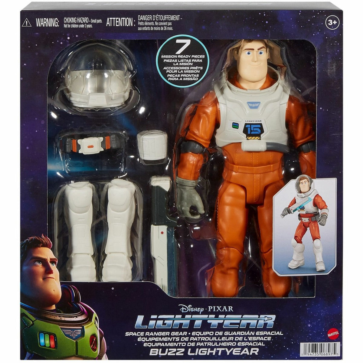 Disney Pixar Lightyear Space Ranger Gear Xl-01 Buzz Lightyear Figure