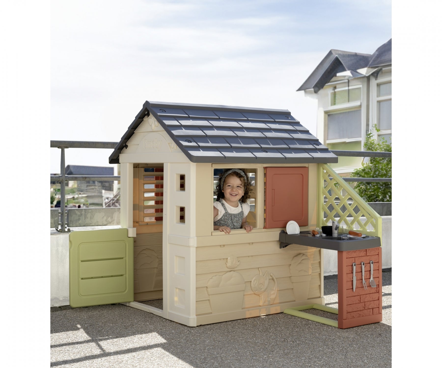 Smoby Life Nature Play House With Kitchen