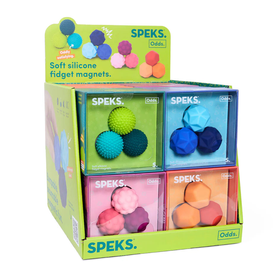 SPEKS . Odds Silicone Fidget Magnets Assortment