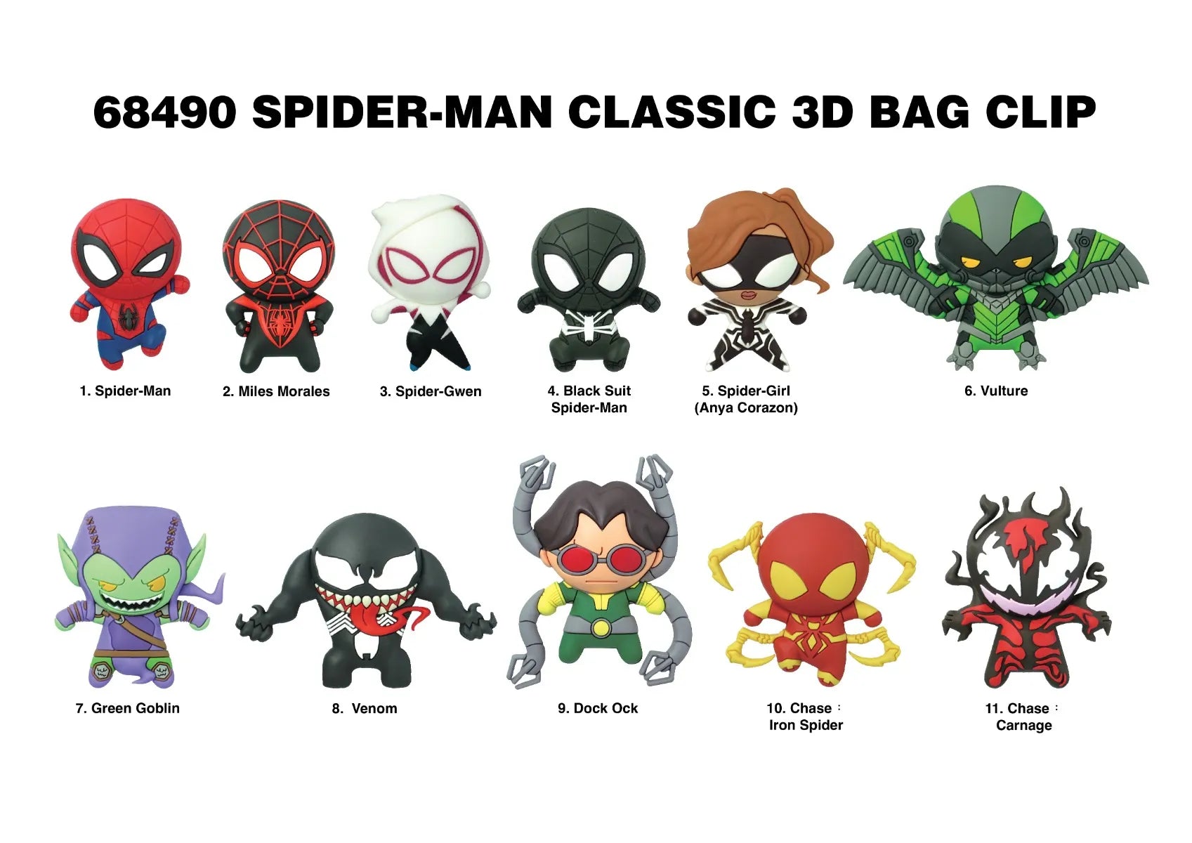 Spider-Man Classic Series Bag Clips