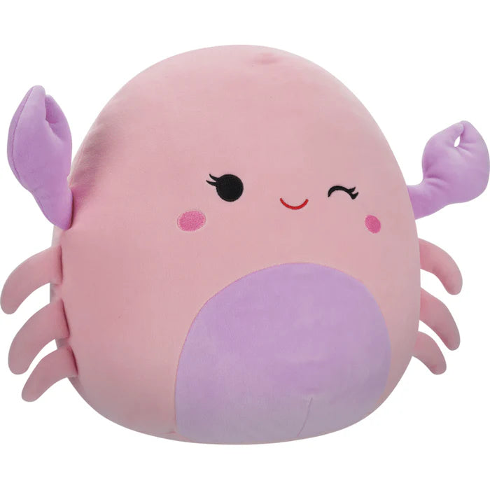Original Squishmallows Plush Cosmina The Winking Pink Crab 30Cm