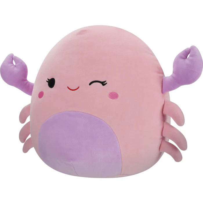 Original Squishmallows Plush Cosmina The Winking Pink Crab 30Cm