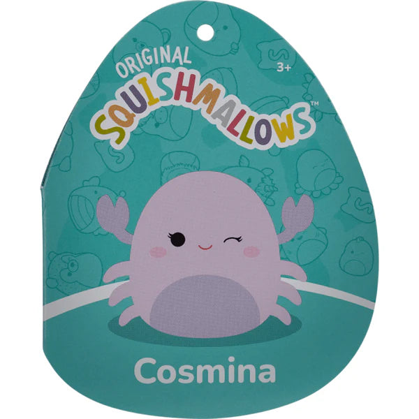 Original Squishmallows Plush Cosmina The Winking Pink Crab 30Cm