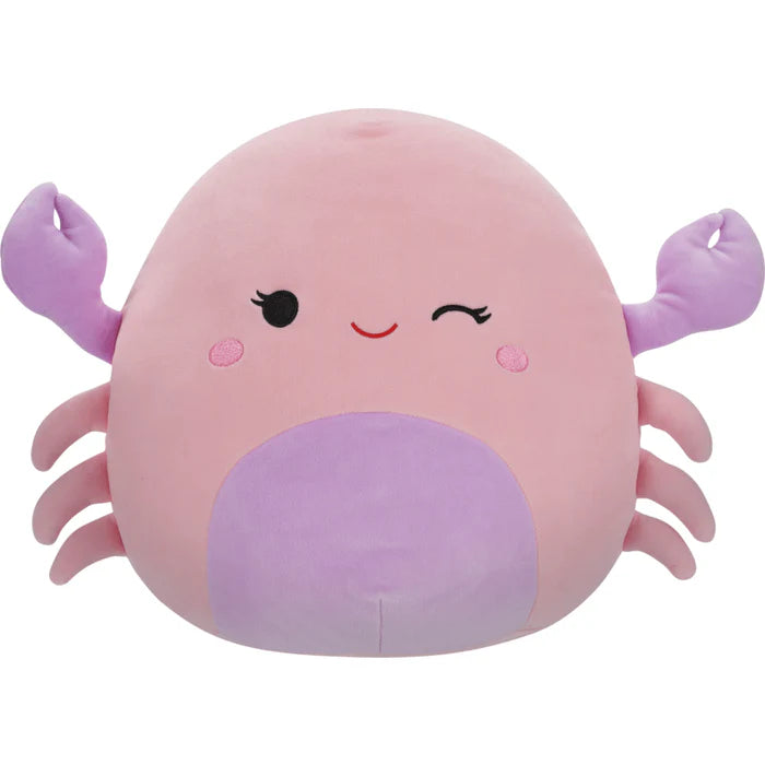 Original Squishmallows Plush Cosmina The Winking Pink Crab 30Cm