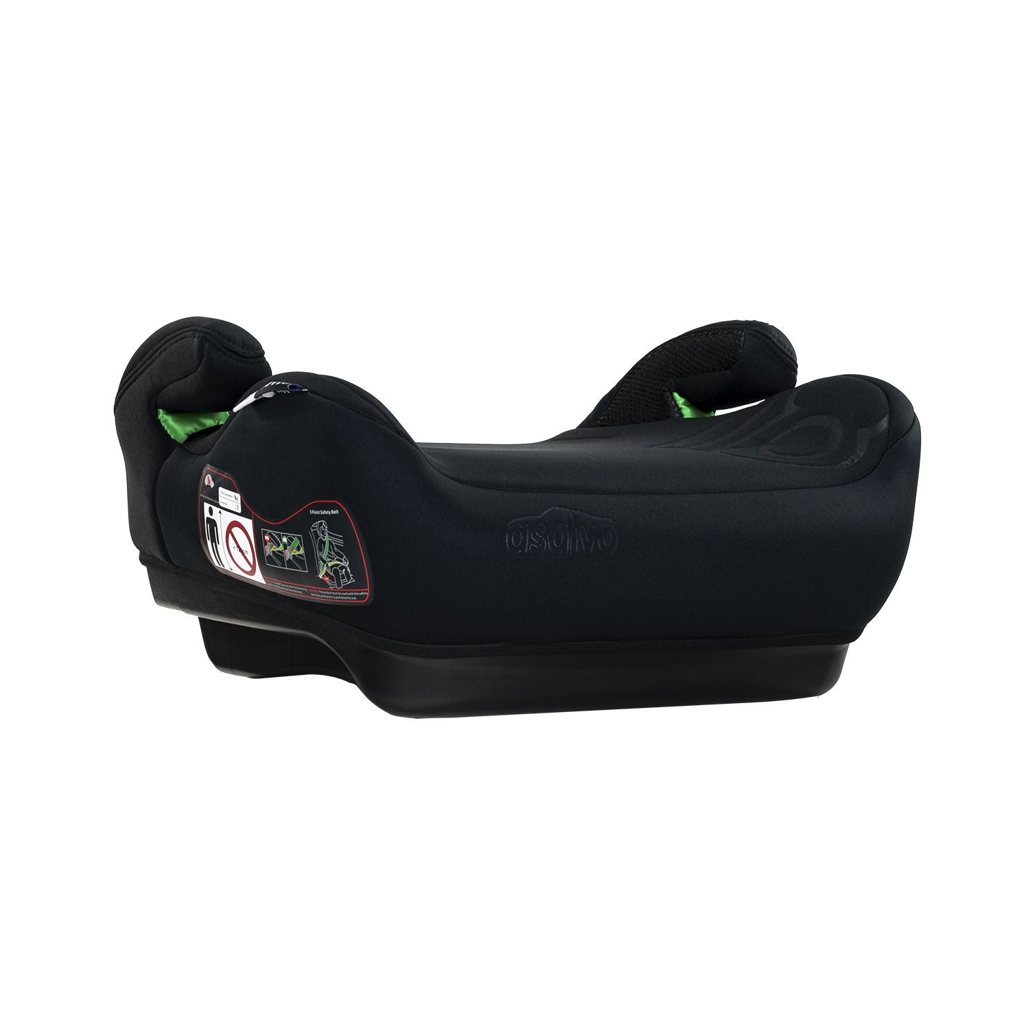 Asalvo Pamy I-Size Booster Seat (125-150 Cm | 7-12 Years) - Black