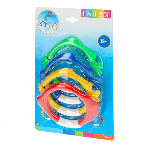 Underwater Fish Set - Set Of 4