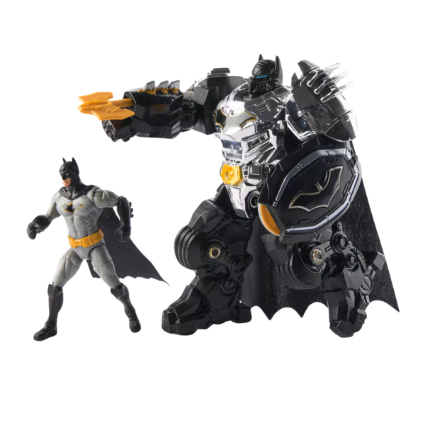 Dc Comics Metal Force Batman Action Figure, 10.9Cm With Accessories