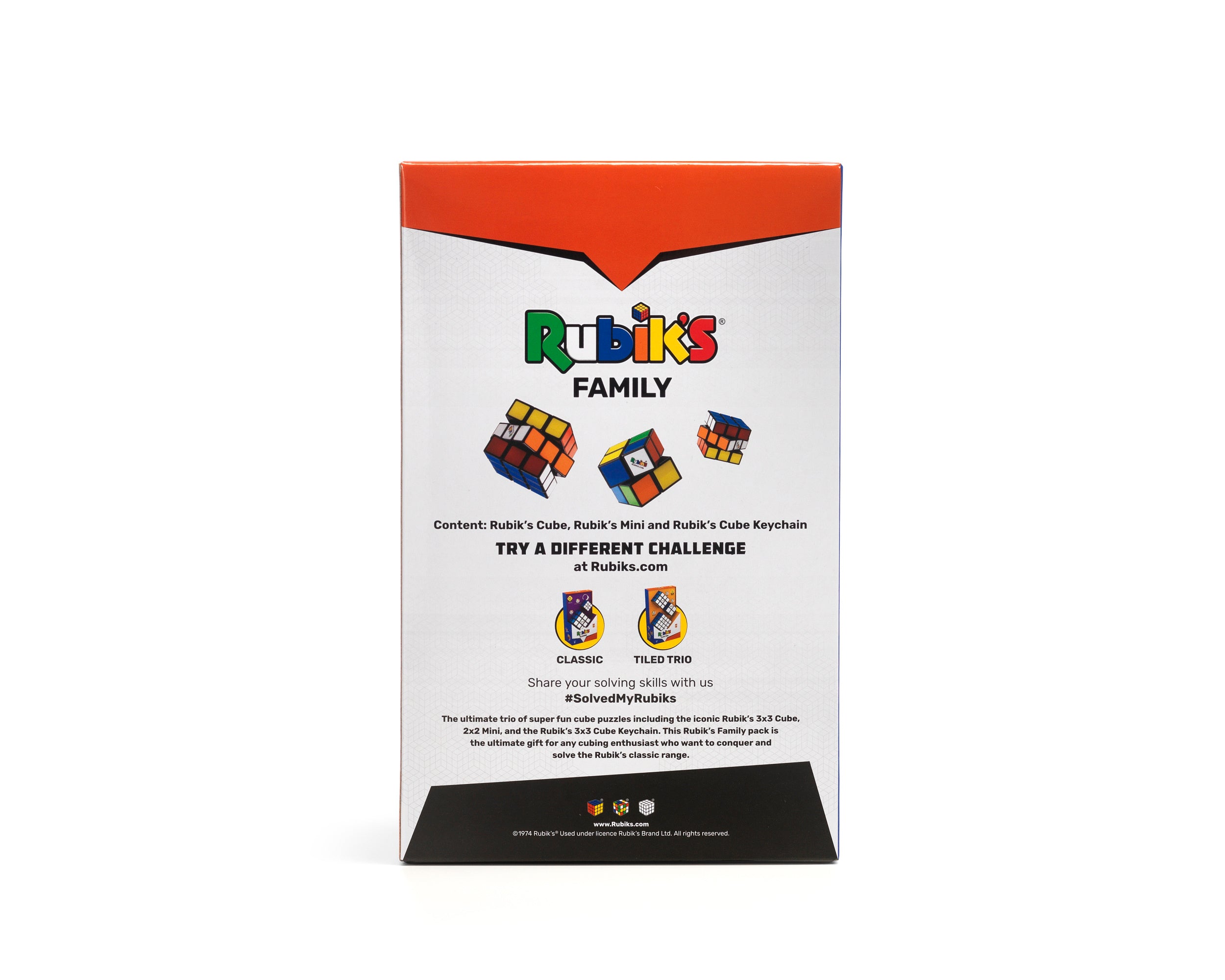 Rubik’s Family Pack, 3X3 Cube, 2X2 Cube & 3X3 Keyring Cube